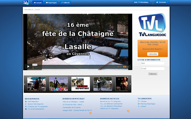 TV Languedoc  from Chrome web store to be run with OffiDocs Chromium online