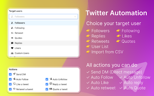 TwBoost X/Twitter Automation Tool  from Chrome web store to be run with OffiDocs Chromium online