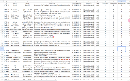 TwCommentExport Export Twitter Comments  from Chrome web store to be run with OffiDocs Chromium online