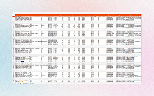 TweetExporter Export Tweets From Any User  from Chrome web store to be run with OffiDocs Chromium online
