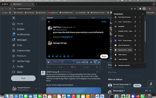 Tweetzy Reply Bot  from Chrome web store to be run with OffiDocs Chromium online