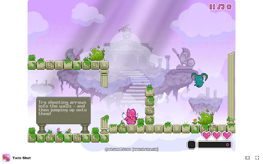 Twin Shot Game Defend your territory with bows and arrows!  from Chrome web store to be run with OffiDocs Chromium online