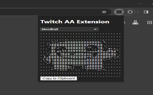 Twitch AA Extension  from Chrome web store to be run with OffiDocs Chromium online