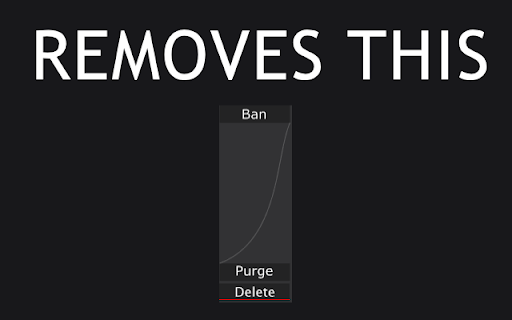 Twitch Addon for BTTV: Remove timeout slider  from Chrome web store to be run with OffiDocs Chromium online