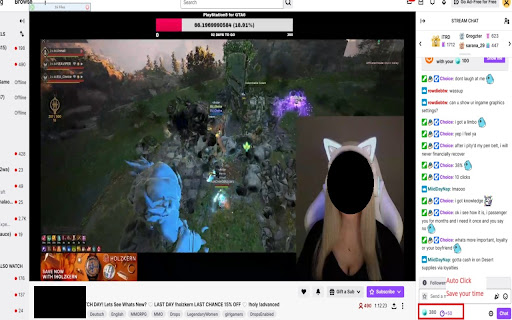 Twitch Auto Drops  Points Claimer  from Chrome web store to be run with OffiDocs Chromium online