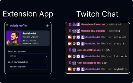 Twitch Better Profile  from Chrome web store to be run with OffiDocs Chromium online