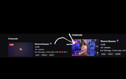 Twitch Blur Remover  from Chrome web store to be run with OffiDocs Chromium online