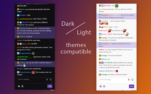 Twitch Chat Helper  from Chrome web store to be run with OffiDocs Chromium online