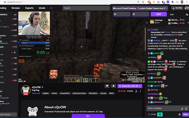 Twitch Chat TTS  from Chrome web store to be run with OffiDocs Chromium online