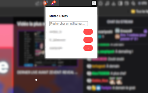 Twitch CleanChat  from Chrome web store to be run with OffiDocs Chromium online
