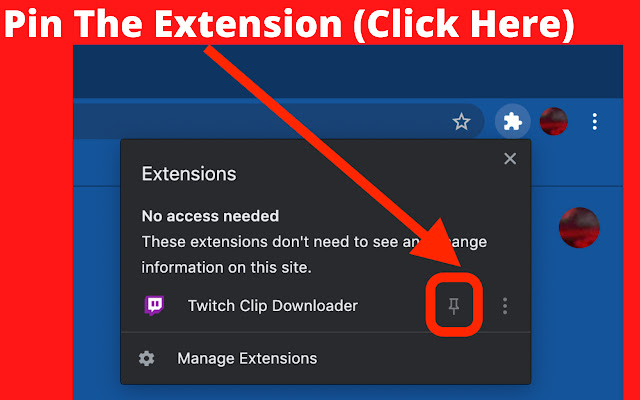 Twitch Clip Downloader  from Chrome web store to be run with OffiDocs Chromium online