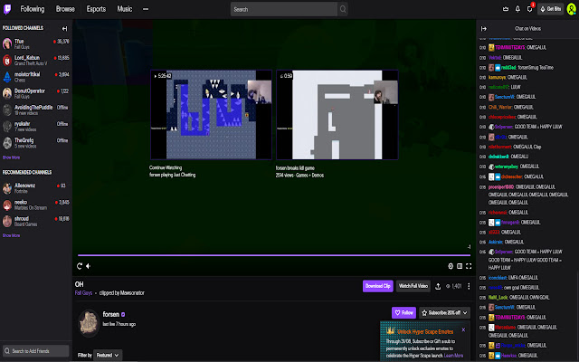 Twitch Clip Streamer Name Downloader  from Chrome web store to be run with OffiDocs Chromium online