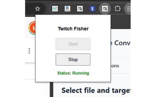 Twitch Fish Timer  from Chrome web store to be run with OffiDocs Chromium online
