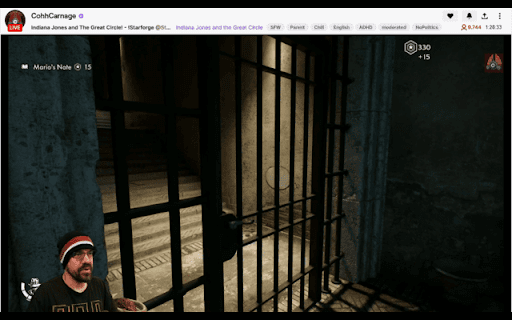 TwitchMoveBarToOld  from Chrome web store to be run with OffiDocs Chromium online