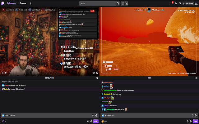 Twitch Multitasker  from Chrome web store to be run with OffiDocs Chromium online