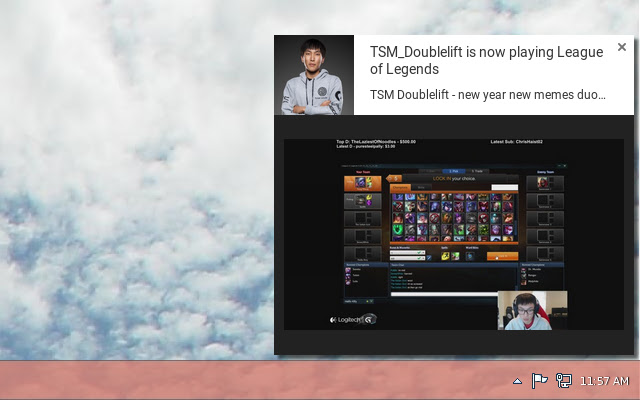 Twitch Notifications  from Chrome web store to be run with OffiDocs Chromium online