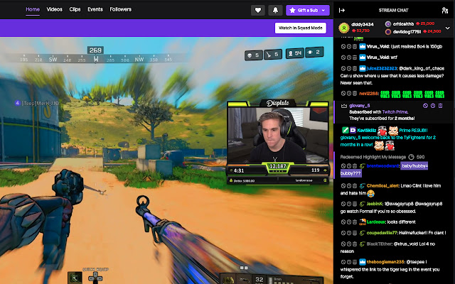 Twitch Soft Dark Mode  from Chrome web store to be run with OffiDocs Chromium online