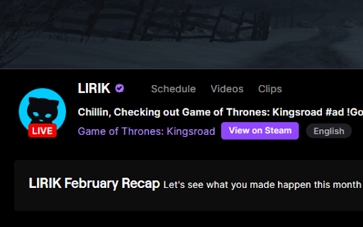 Twitch Steam Search  from Chrome web store to be run with OffiDocs Chromium online