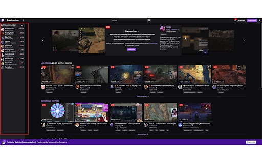 Twitch Streamer Hider  from Chrome web store to be run with OffiDocs Chromium online