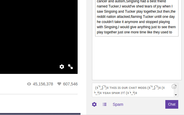 twitch tv spam  from Chrome web store to be run with OffiDocs Chromium online