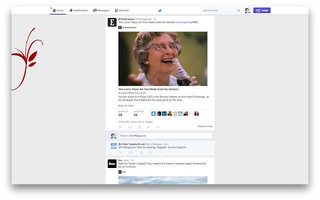 Twitter Cards expander  from Chrome web store to be run with OffiDocs Chromium online