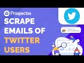 Twitter Email Finder Prospectss.com  from Chrome web store to be run with OffiDocs Chromium online