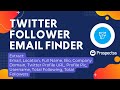 Twitter Follower Scraper  Email Finder  from Chrome web store to be run with OffiDocs Chromium online