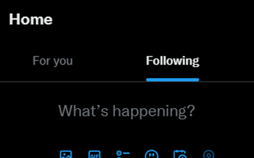 Twitter Following Tab Switcher  from Chrome web store to be run with OffiDocs Chromium online