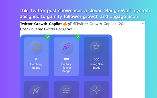 twitter growth copilot  from Chrome web store to be run with OffiDocs Chromium online