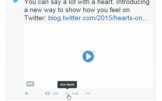 Twitter Hearts To Farts  from Chrome web store to be run with OffiDocs Chromium online