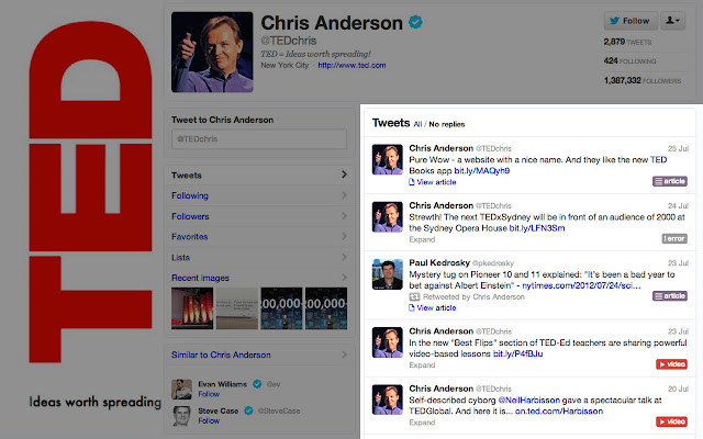 Twitter Link Classifier by Diffbot  from Chrome web store to be run with OffiDocs Chromium online