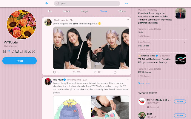 Twitter Lume Reskin  from Chrome web store to be run with OffiDocs Chromium online