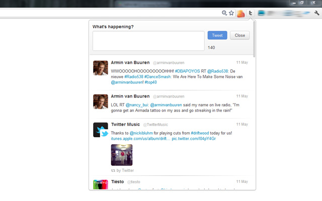 Twittext  from Chrome web store to be run with OffiDocs Chromium online