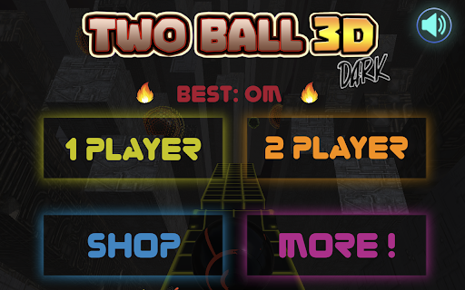 Two Ball 3D Dark Game  from Chrome web store to be run with OffiDocs Chromium online