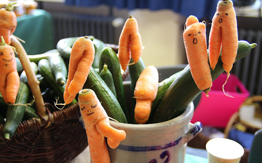 Two branched carrots  from Chrome web store to be run with OffiDocs Chromium online