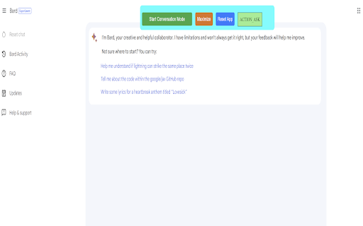 Two Way Voice for Gemini ™  from Chrome web store to be run with OffiDocs Chromium online