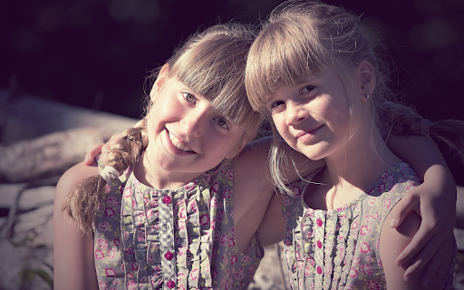 Two younger sisters  from Chrome web store to be run with OffiDocs Chromium online
