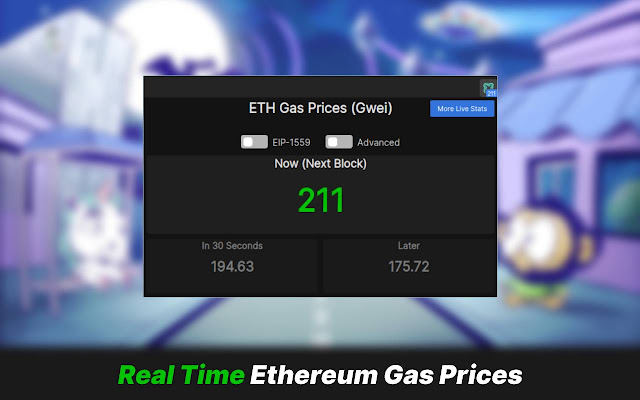 TxStreet ETH Gas Prices  from Chrome web store to be run with OffiDocs Chromium online