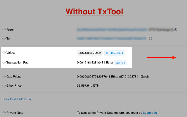 TxTool  from Chrome web store to be run with OffiDocs Chromium online