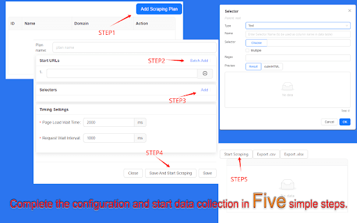 TYD Web Scraper Free, Easy Data Extraction  from Chrome web store to be run with OffiDocs Chromium online
