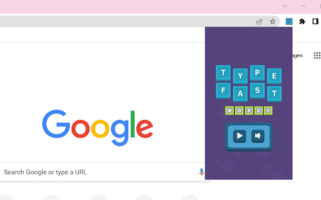 Type Fast Game  from Chrome web store to be run with OffiDocs Chromium online