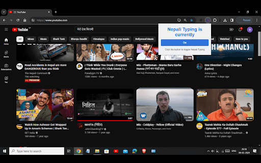 Type Nepali  from Chrome web store to be run with OffiDocs Chromium online