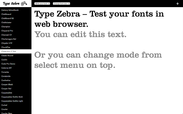 Type Zebra  from Chrome web store to be run with OffiDocs Chromium online