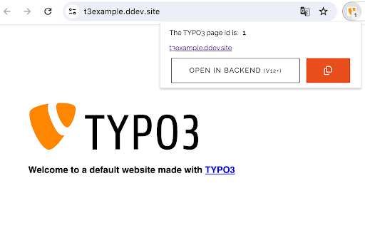 TYPO3 PID Helper  from Chrome web store to be run with OffiDocs Chromium online
