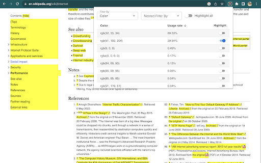 Typography Analyzer  from Chrome web store to be run with OffiDocs Chromium online
