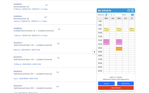 UBC Workday Side by Side Calendar  from Chrome web store to be run with OffiDocs Chromium online