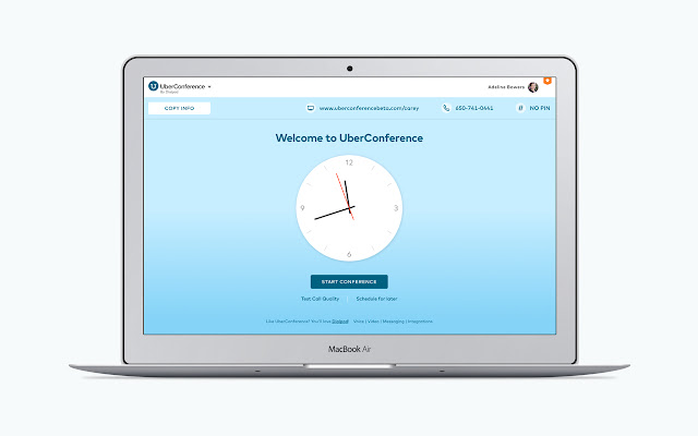 UberConference  from Chrome web store to be run with OffiDocs Chromium online