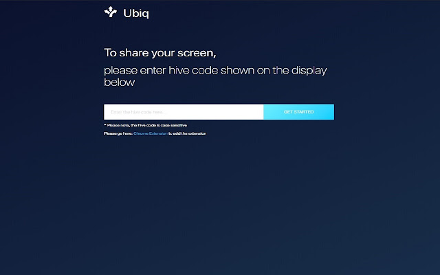 Ubiq  from Chrome web store to be run with OffiDocs Chromium online