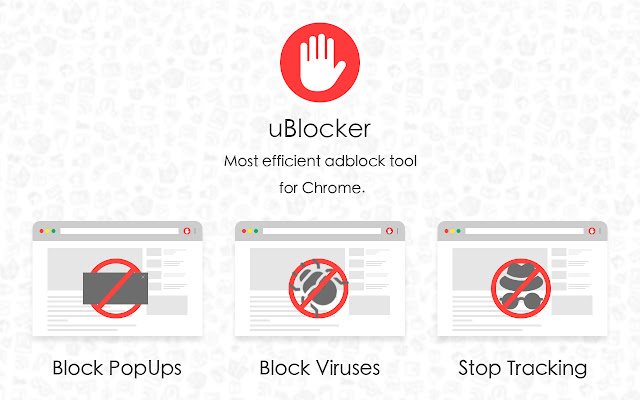 uBlocker Ad Block Tool for Chrome  from Chrome web store to be run with OffiDocs Chromium online