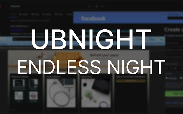 Ubnight  from Chrome web store to be run with OffiDocs Chromium online